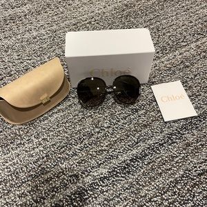 Chloe oversized sunglasses.